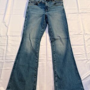 American Eagle Outfitters Light Blue Flare Jeans